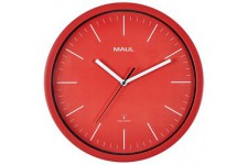 MAUL Horloge murale MAULjumb, diamètre: 305 mm, rouge