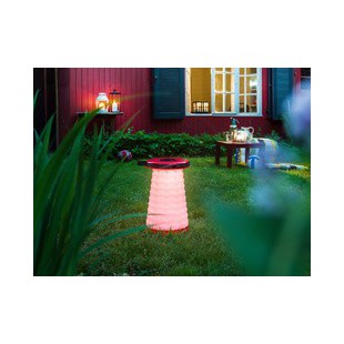 WEDO Tabouret télescopique SITTOGLOW, en plastique, rouge 