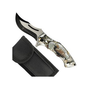 Clauss Couteau de poche avec motif animal aigle, lame: 82 mm