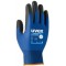 Lot de 10 : uvex Gants de travail phynomic wet, T. 12, bleu/anthracite