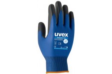 Lot de 10 : uvex Gants de travail phynomic wet, T. 12, bleu/anthracite