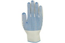 Lot de 10 : uvex Gants de travail unigrip 6620, T. 10, blanc/bleu