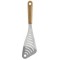 GastroMax Spatule ajourée BIO, manche effet bois