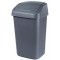 orthex Poubelle à couvercle basculant, 10 litres, gris foncé