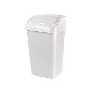 orthex Poubelle à couvercle basculant, 25 litres, gris foncé