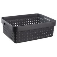 plast team Bac de rangement SEOUL BASKET M, noir