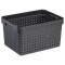 plast team Bac de rangement SEOUL BASKET L, noir