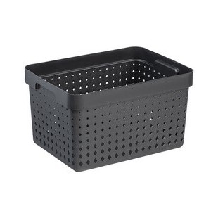plast team Bac de rangement SEOUL BASKET L, noir