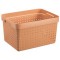 plast team Bac de rangement SEOUL BASKET L, noir