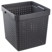 plast team Bac de rangement SEOUL BASKET XL, noir