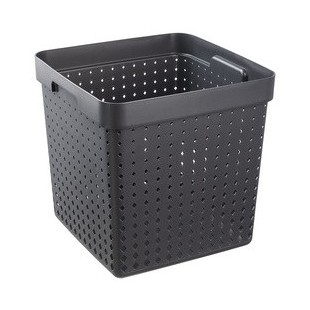 plast team Bac de rangement SEOUL BASKET XL, noir