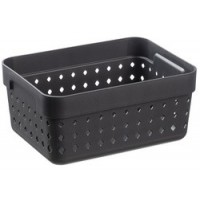 plast team Corbeille de rangement SEOUL ORGANIZER L, noir