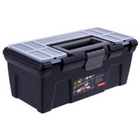 Plast team Boîte à outils/de bricolage TOOL BOX, noir