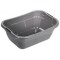 plast team Corbeille à linge LAUNDRY BASKET, 23 L, argent