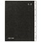 PAGNA trieur, format A4, 7 compartiments, 1 - 7, noir