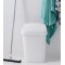 orthex Poubelle à couvercle basculant, 10 litres, gris foncé