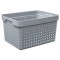 plast team Bac de rangement SEOUL BASKET L, noir