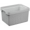 plast team Bac de rangement SEOUL BASKET L, noir