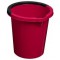 plast team Seau de nettoyage ATLANTA, 5 litres, rouge