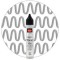 ViVA DECOR Candle Wachs Pen, 28 ml, paillettes d'argent