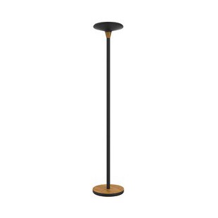 UNiLUX Lampadaire à LED BALY BAMBOO, dimmable, blanc-bambou