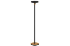 UNiLUX Lampadaire à LED BALY BAMBOO, dimmable, blanc-bambou