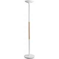 UNiLUX Lampadaire à LED PRYSKA, dimmable, hêtre/noir