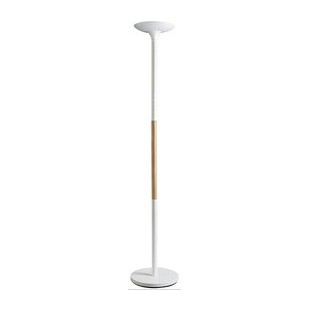 UNiLUX Lampadaire à LED PRYSKA, dimmable, hêtre/noir