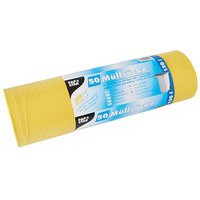 PAPSTAR Sac poubelle LDPE, 120 litres, jaune