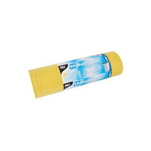 PAPSTAR Sac poubelle LDPE, 120 litres, jaune