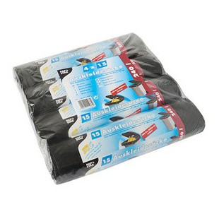 PAPSTAR Sac pour conteneurs à ordures, noir, 120 litres