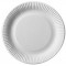 PAPSTAR Assiette en carton 'pure', rond, 200 mm, blanc