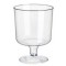 STARPAK Verre à vin rouge en plastique, 0,2 l, transparent