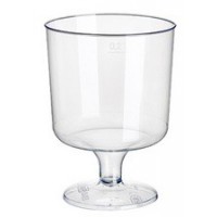 STARPAK Verre à vin rouge en plastique, 0,2 l, transparent