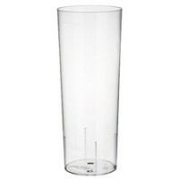 STARPAK Verre à cocktail en plastique PS, 0,3 l, transparent