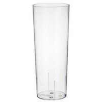 STARPAK Verre à cocktail en plastique PS, 0,3 l, transparent