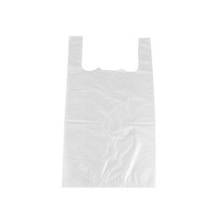 PAPSTAR Sac en plastique, en HDPE, blanc