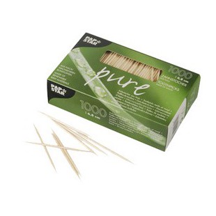 PAPSTAR Cure-dent 'pure', en bois, rond, longueur: 65 mm