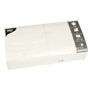 PAPSTAR Serviettes, 330 x 330 mm, 2 plis, blanc