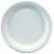 STARPAK Assiette en carton, rond, diamètre: 230 mm, blanc