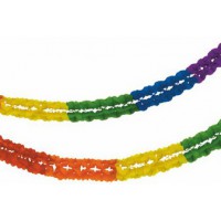 PAPSTAR Guirlande pour grande salle 'Rainbow', 250 mm