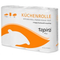 Tapira Rouleau papier essuie-tout Plus, 2 plis, extra blanc