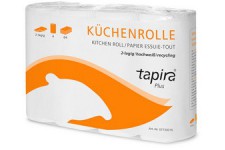 Tapira Rouleau papier essuie-tout Plus, 2 plis, extra blanc