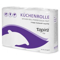 Tapira Rouleau papier essuie-tout Top, 3 plis, extra blanc