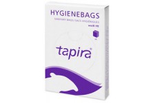 Tapira Sac hygiénique en PE pour distributeur, blanc