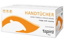 Tapira Essuie-mains Plus, 250 x 330 mm, plié en C, blanc