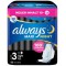 always maxi Serviette avec ailettes 10, taille 3