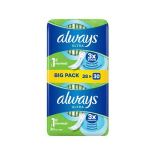 always ultra Serviette hygiénique Normal, BigPack, taille 1