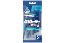 Gillette Rasoir jetable Blue II Plus, pack de 5