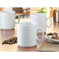 Lot de 6 : Esmeyer Tasse à café 'Diane', set de 6, blanc